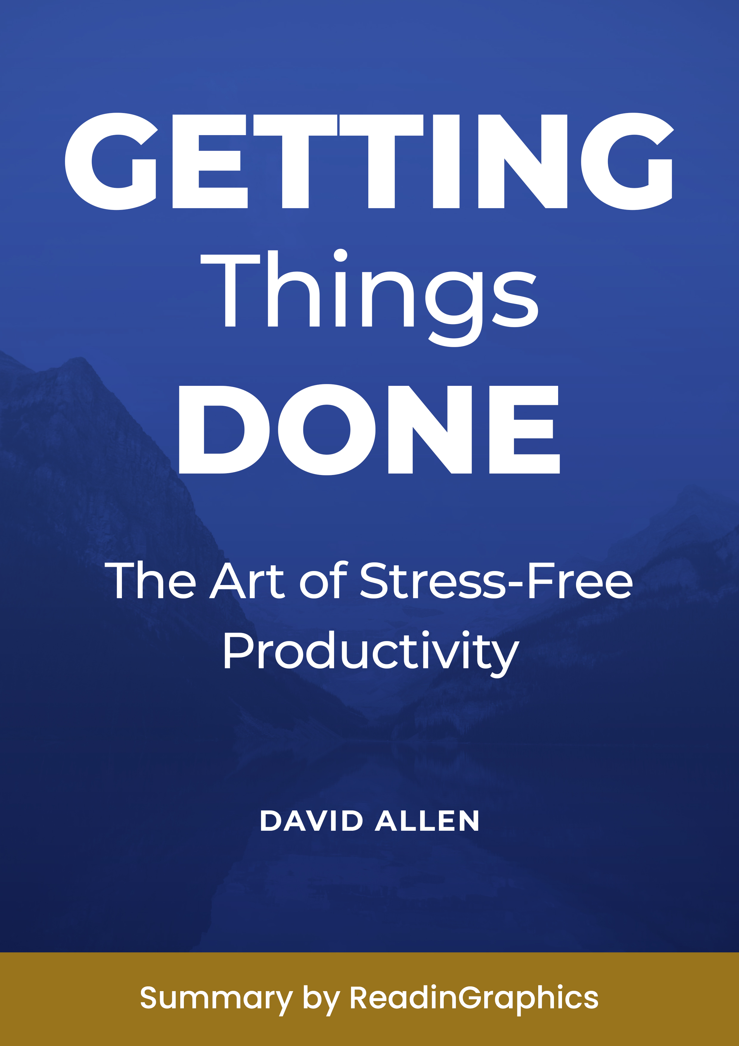 Getting Things Done by David Allen book summary cover