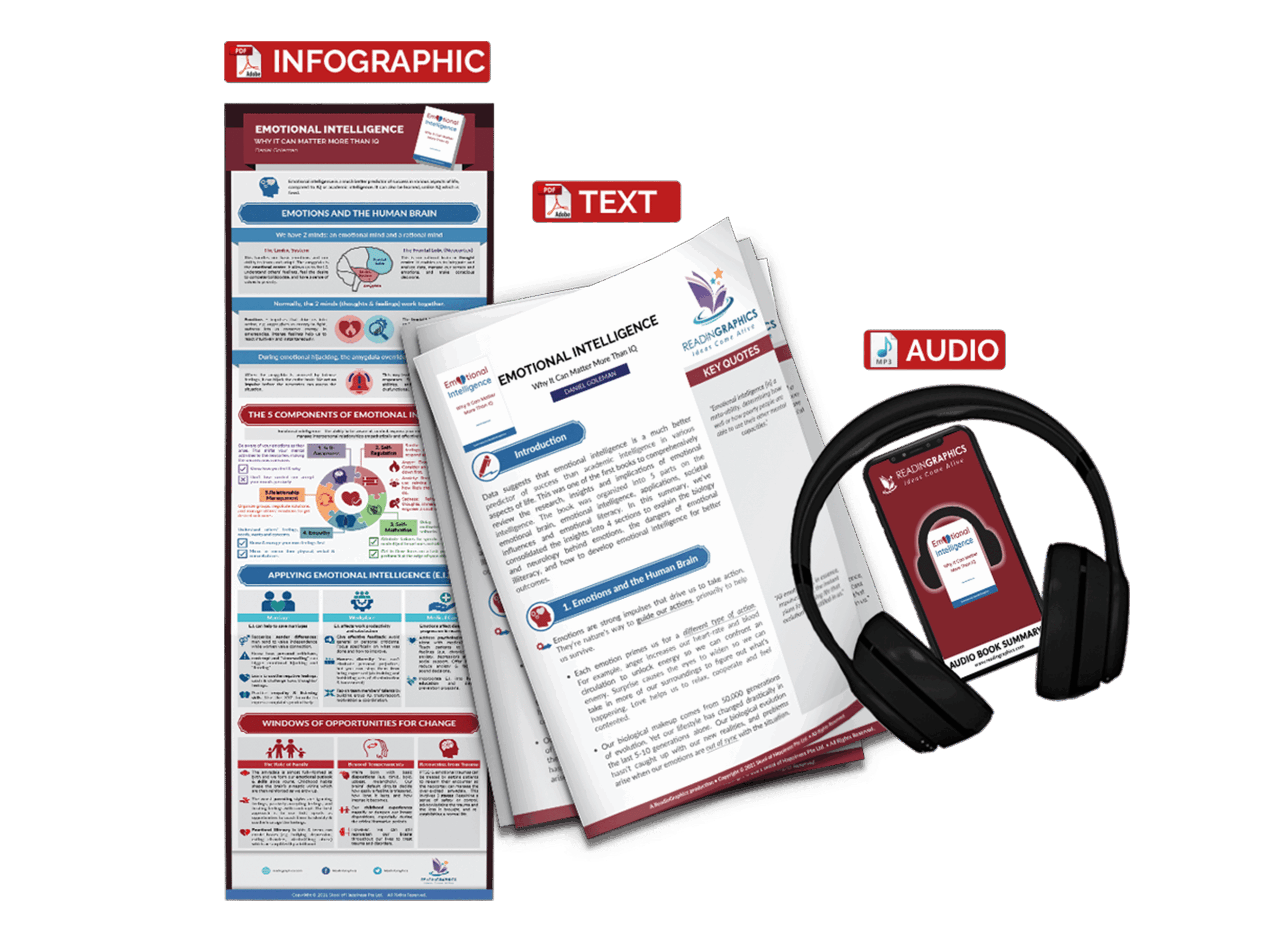 Emotional Intelligence summary - book summary bundle