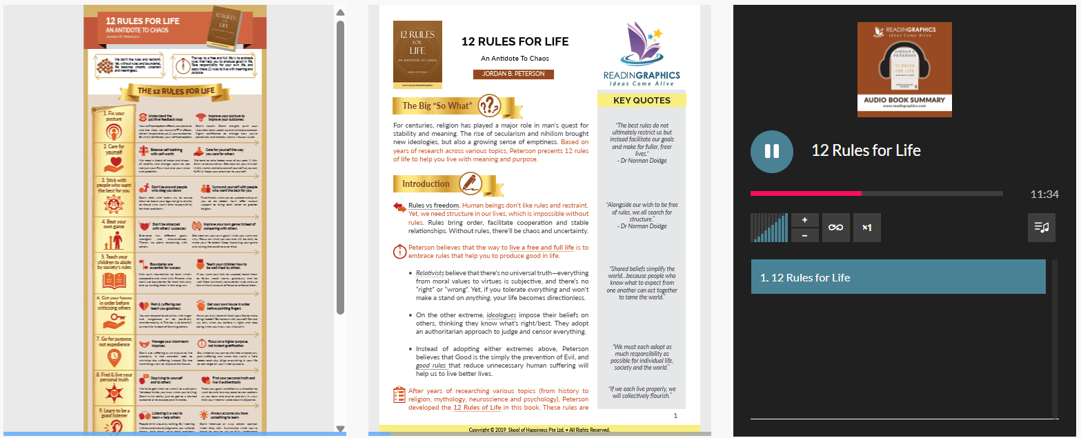 12 rules for life free summaries preview