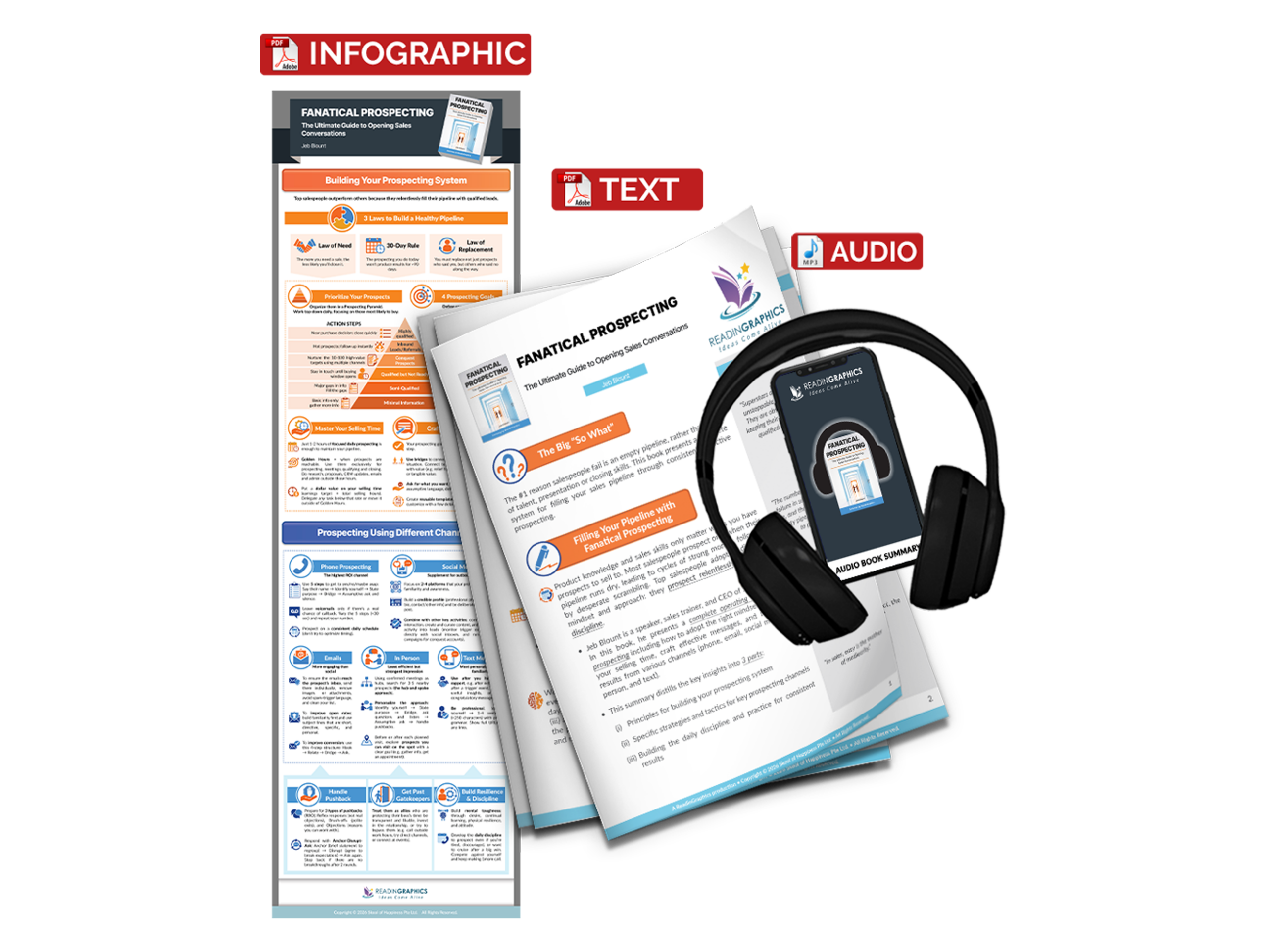 Fanatical Prospecting summary - Book Summary Bundle